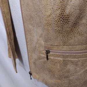 Tailored Snakeskin Print Jacket